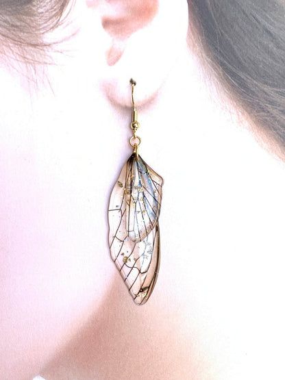Schmetterlingsflügel-Ohrringe – Kristall-Feenflügel