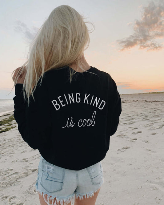 Freundlich sein ist cooles Sweatshirt